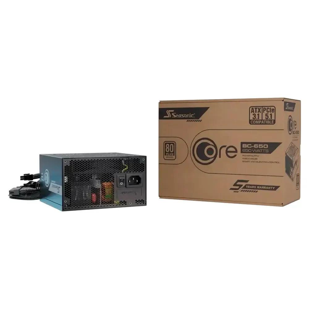 Fonte de Alimentação SEASONIC CORE BC-650 (ATX - 650 W - 80 PLUS Bronze - Preto), miniatura 5
