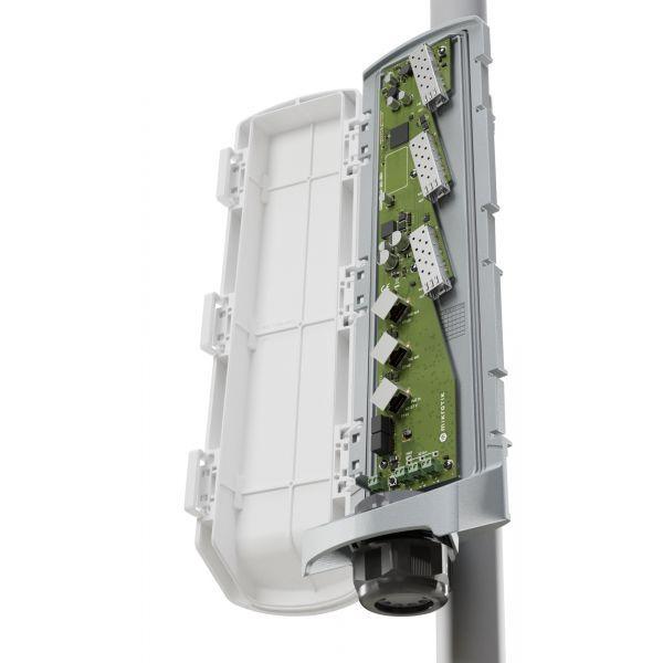 Switch de Exterior MIKROTIK CSS606-1G-2Gi-3S+OUT (Gigabit Ethernet - 10,100,1000 Mbit/s - Branco), miniatura 2