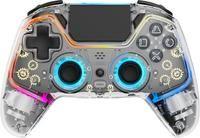 Comando Gaming DELTACO GAM-169-T (PlayStation - Sem fios - Transparente)