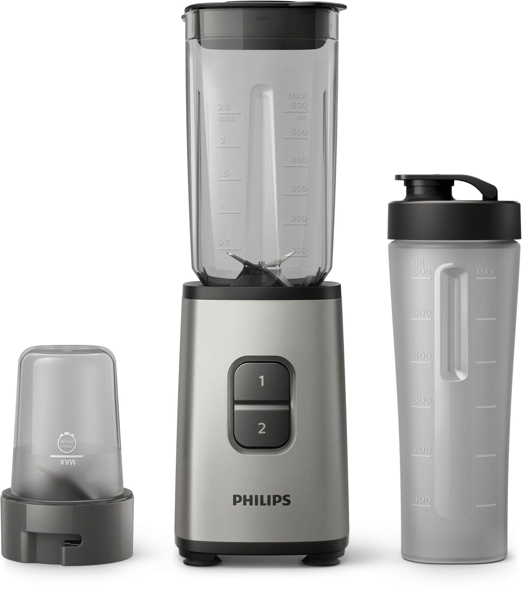 Liquidificadora PHILIPS Daily Collection HR2604/80 (Liquidificador - 350 W - 28 520 rpm - Preto/Inox), miniatura 2