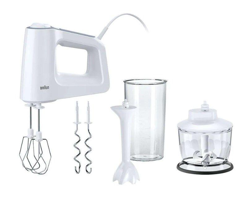 Batedeira Manual BRAUN HM 3135 WH (500 W - 0,6 l - Branco e Cinzento) — miniatura 16