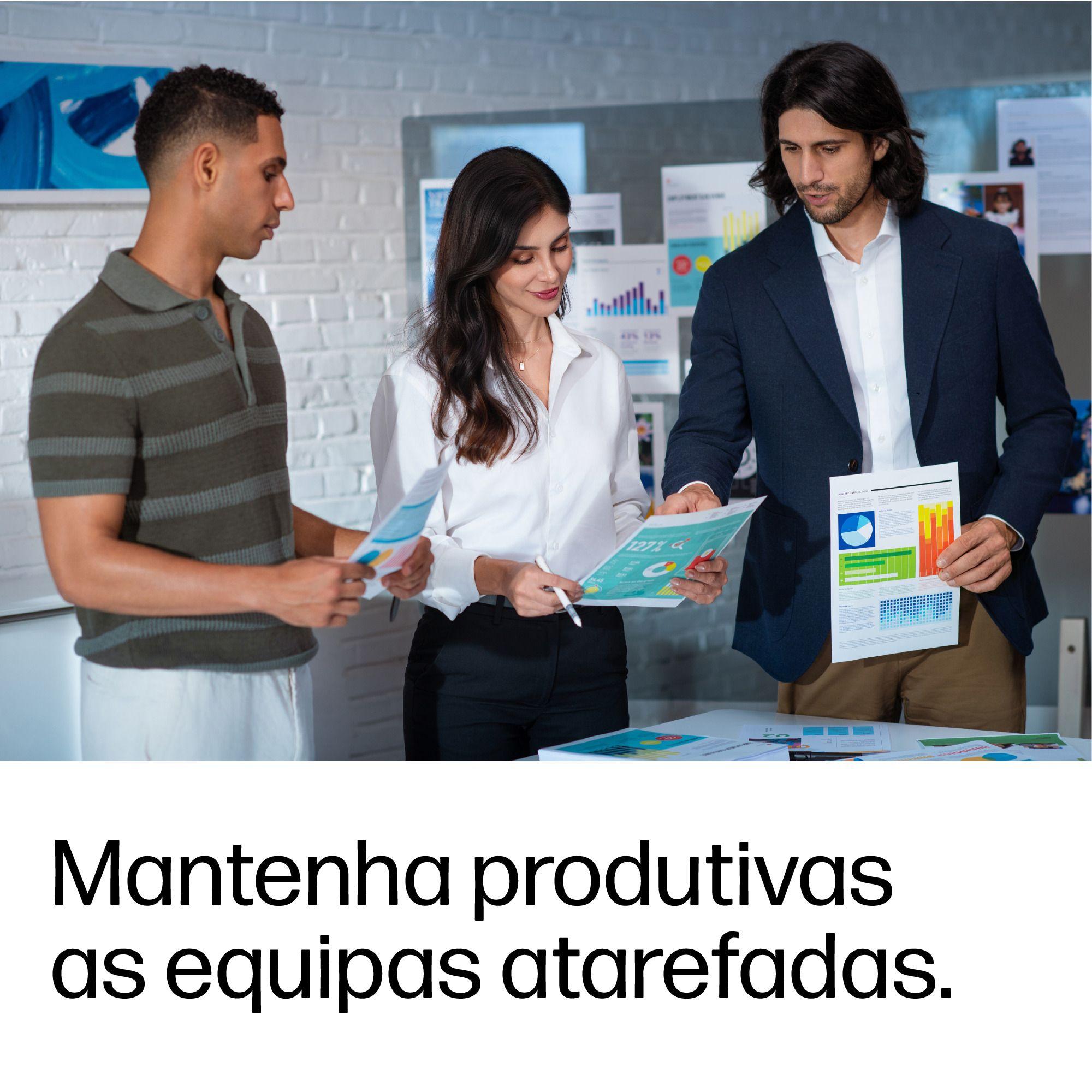 Impressora Multifunções HP OfficeJet Pro 9132e (A4 - Impressão a cores - 500 folhas - Cinzento), miniatura 8