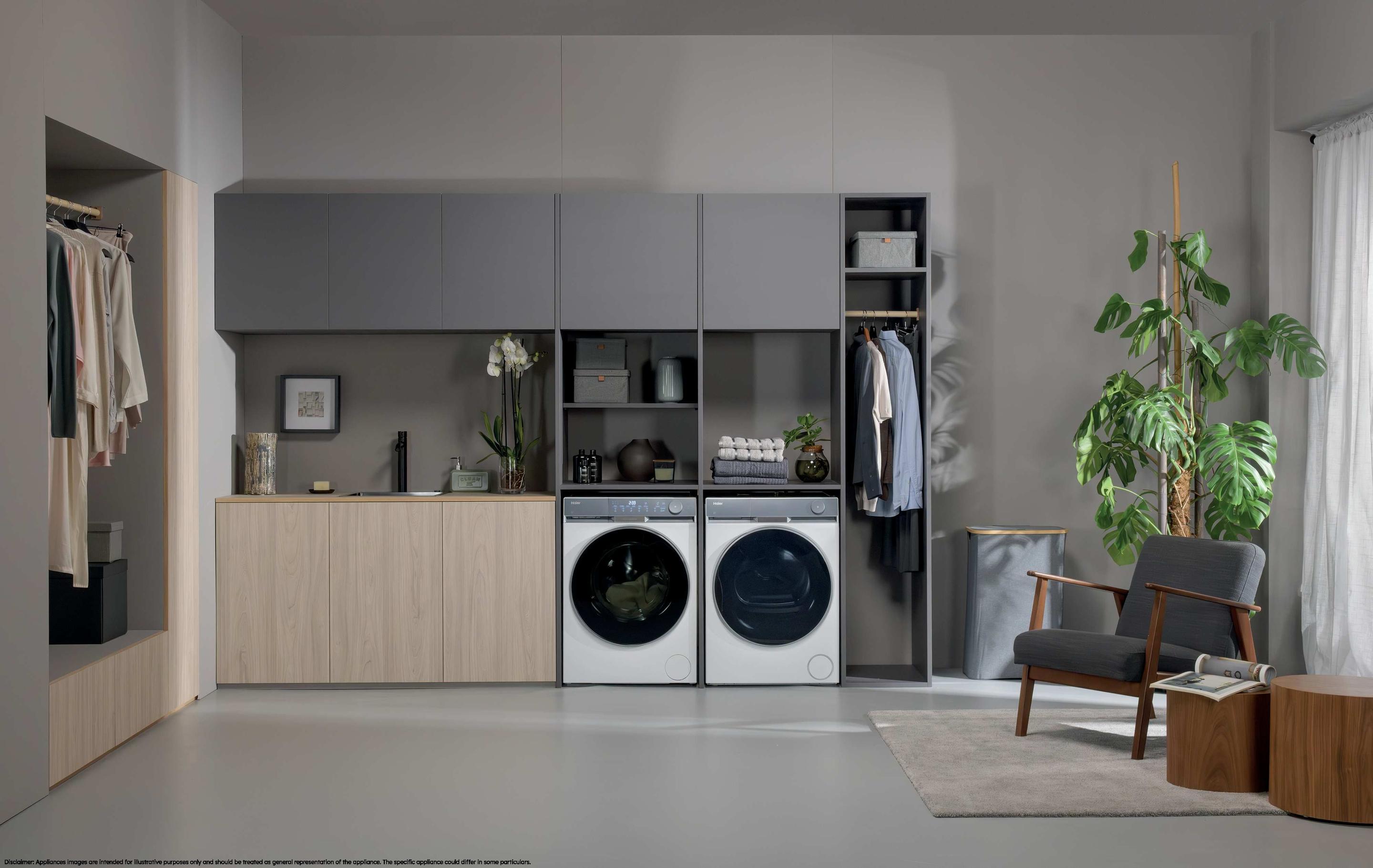 Máquina de Lavar Roupa Independente HAIER HW110B14387UIB (1400 RPM - B - A - Cinzento e Branco) — miniatura 10