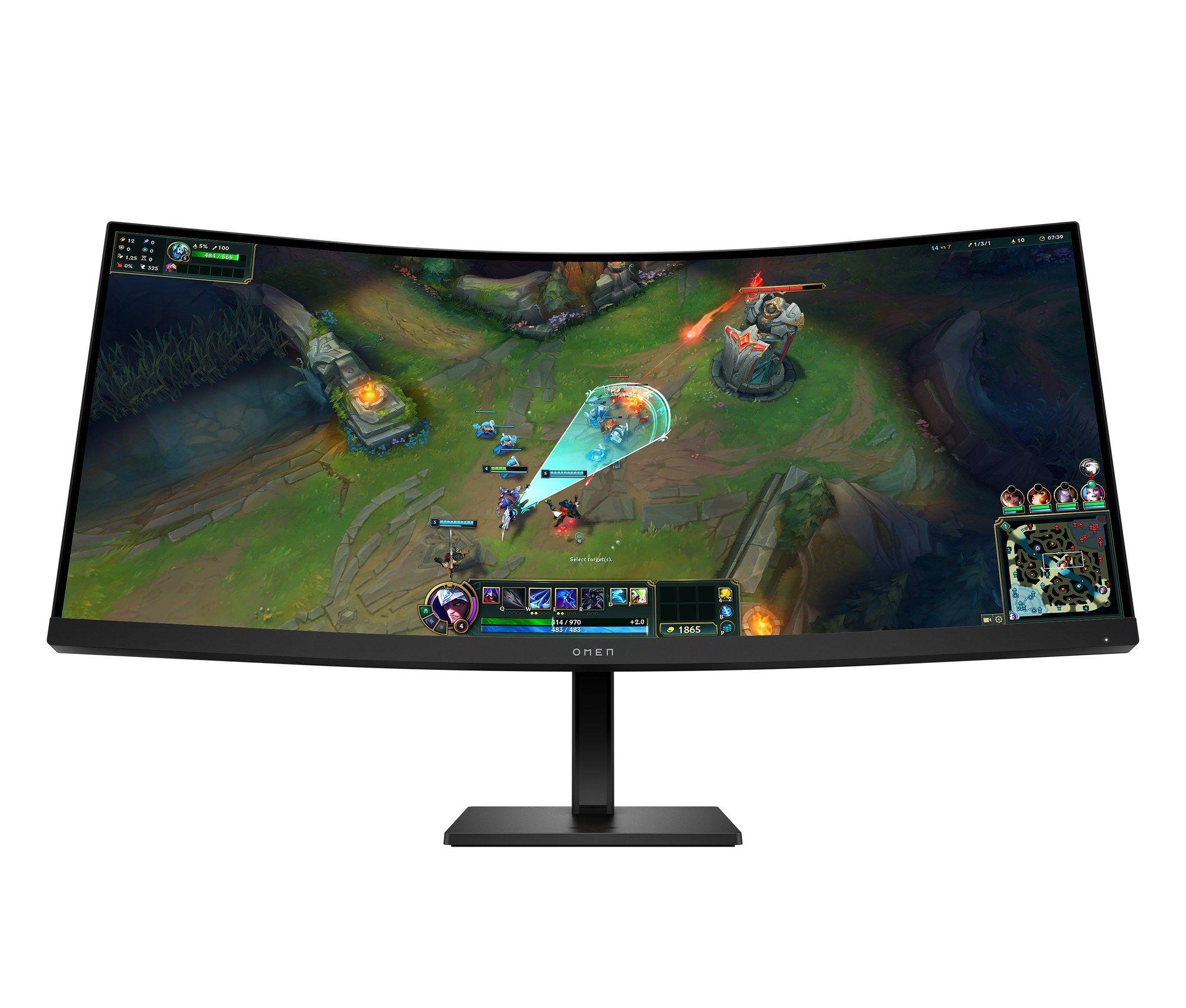 Monitor Gaming Curvo HP OMEN 34C G2 (34" - VA - 180 Hz - Preto)