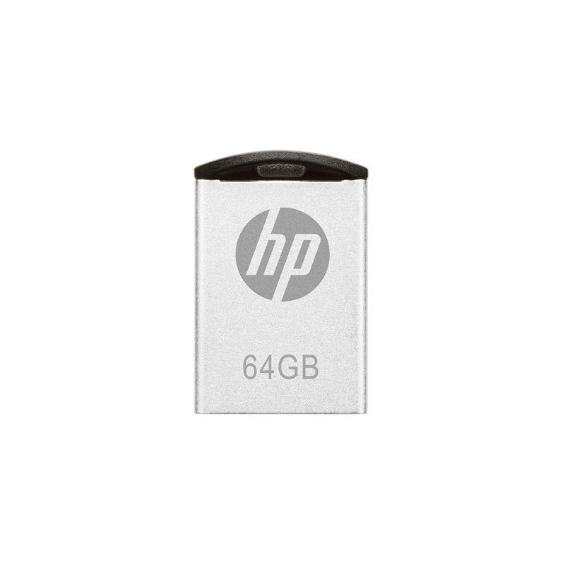 Pen USB HP V222W (USB Type-A - Sem tampa - 14 MB/s - Prateado)