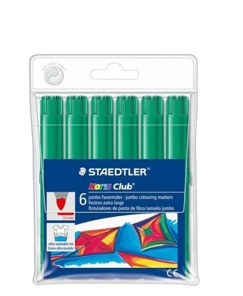 Marcadores de Fibra STAEDTLER Noris Jumbo 340 (Verde)