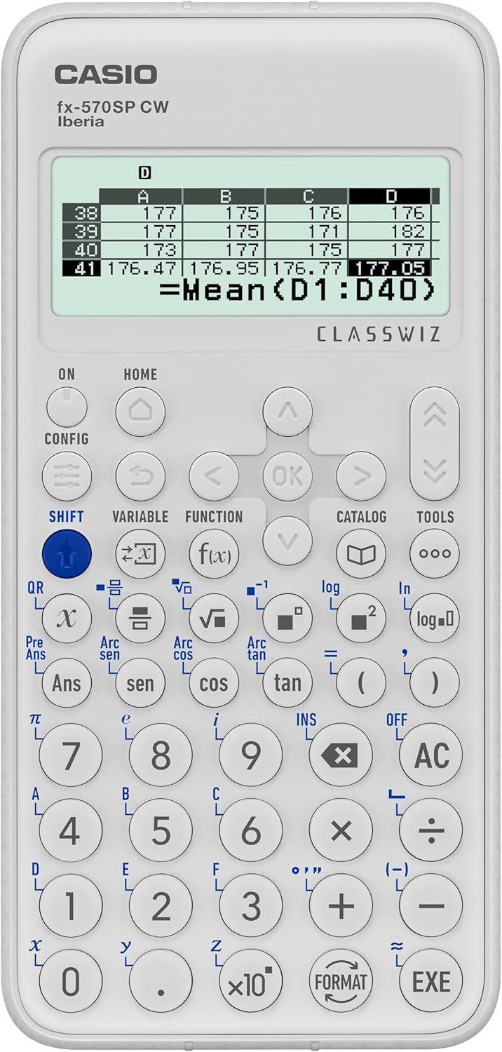Calculadora Científica CASIO FX-570 SP CW (Branco)