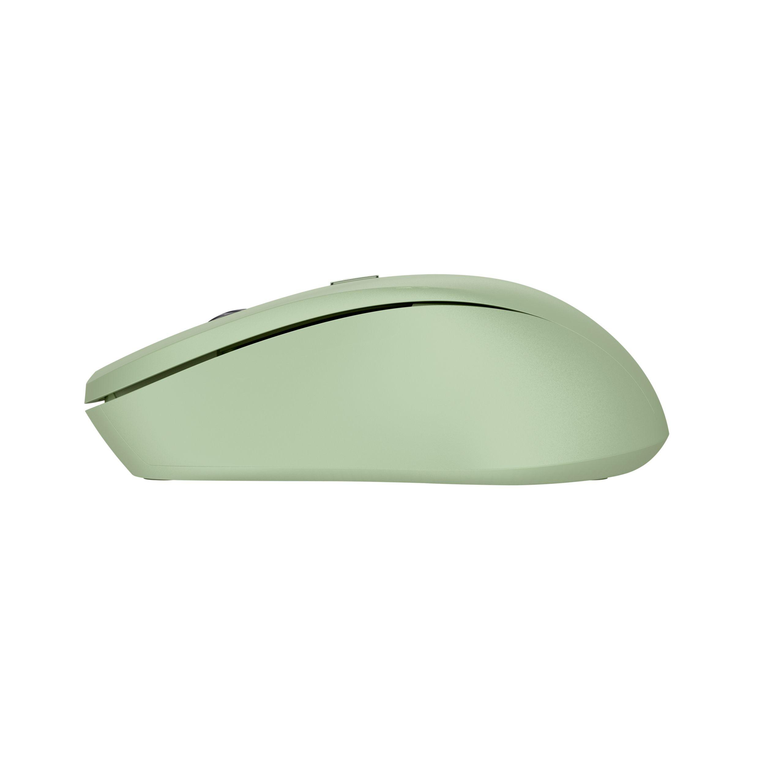 Rato TRUST Mydo Silent (Ambidestro - 1800 DPI - Ótico - Verde) — miniatura 4