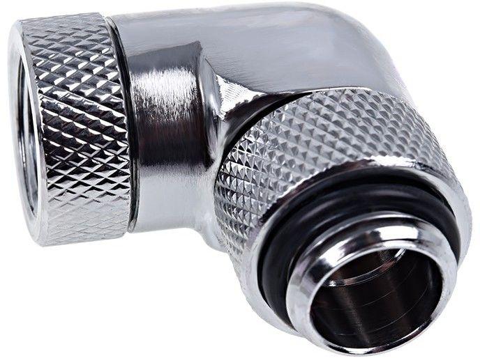 Adaptador Angular Rotativo ALPHACOOL Eiszapfen 17261 (90° - G1/4 macho para G1/4 fêmea - Cromado) — miniatura 2