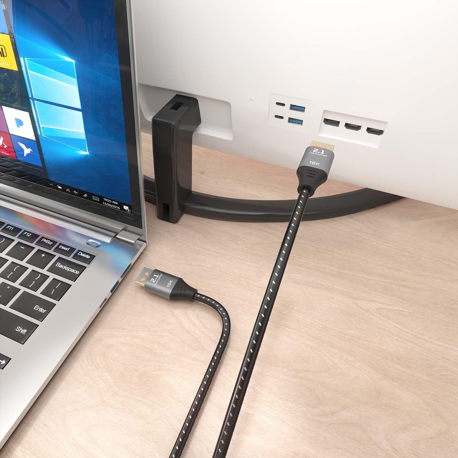 Cabo DisplayPort AISENS A158-0901 (1 m - Preto) — miniatura 4