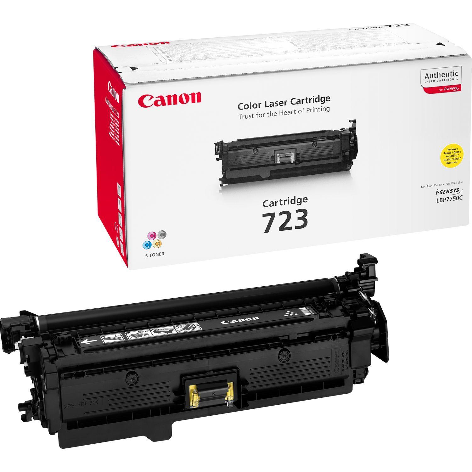 Toner CANON 723Y (8500 páginas - Amarelo)