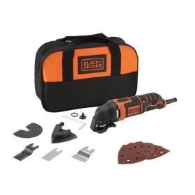 Multiferramenta Oscilante BLACK+DECKER MT300SA2-QS (300 W - 230 V - Corrente elétrica - Preto e Laranja)