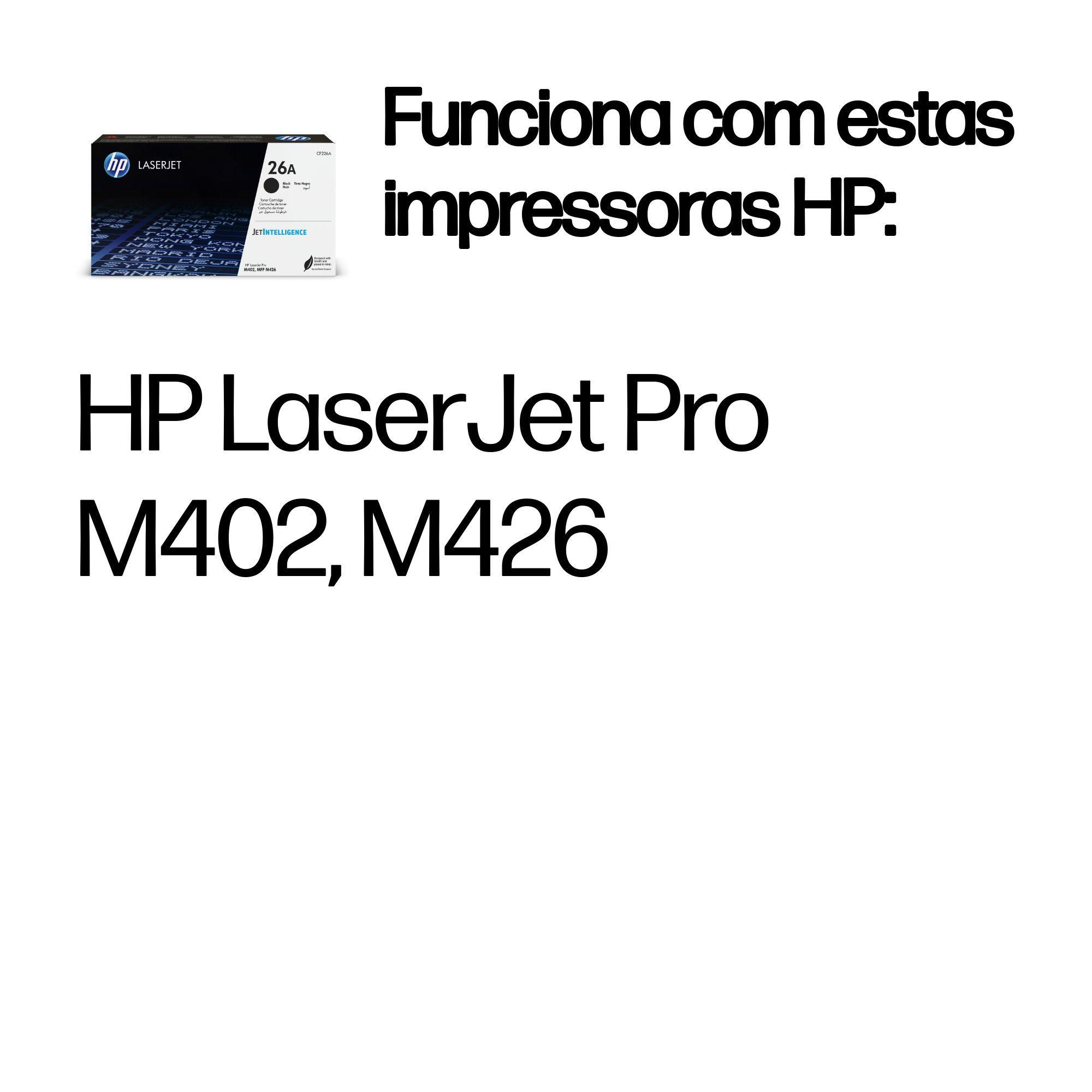 Toner HP 26A CF226A (3100 páginas - Preto) — miniatura 2