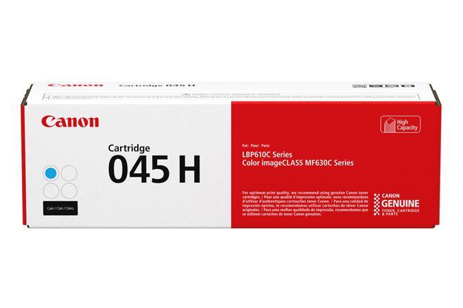 Toner CANON 045H 1245C002 (2200 páginas - Ciano) — imagem 1
