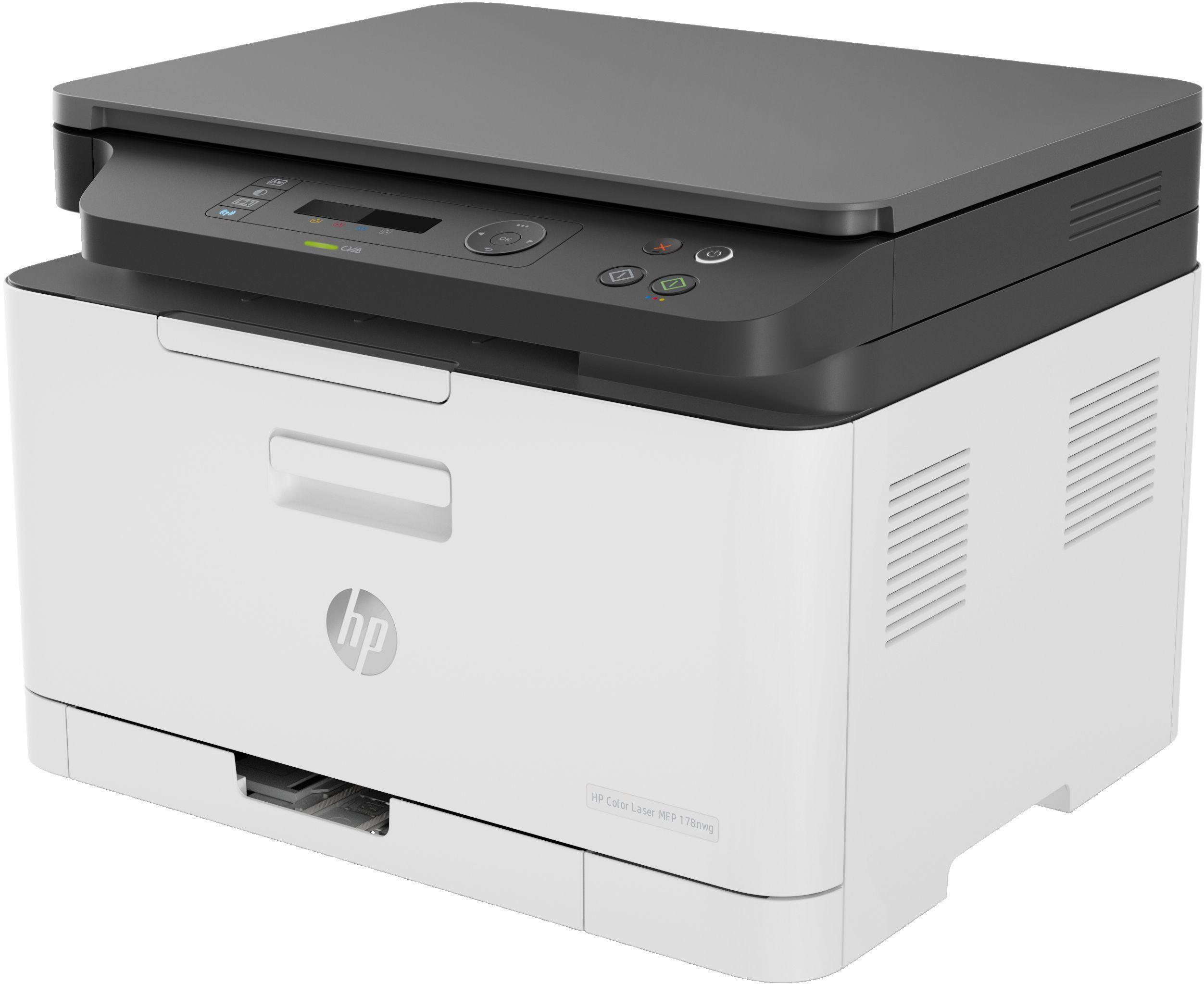Impressora Multifuncional Laser a Cores HP Color Laser MFP 178nw (A4 - Impressão a cores - 150 folhas - Branco e Cinzento), miniatura 2