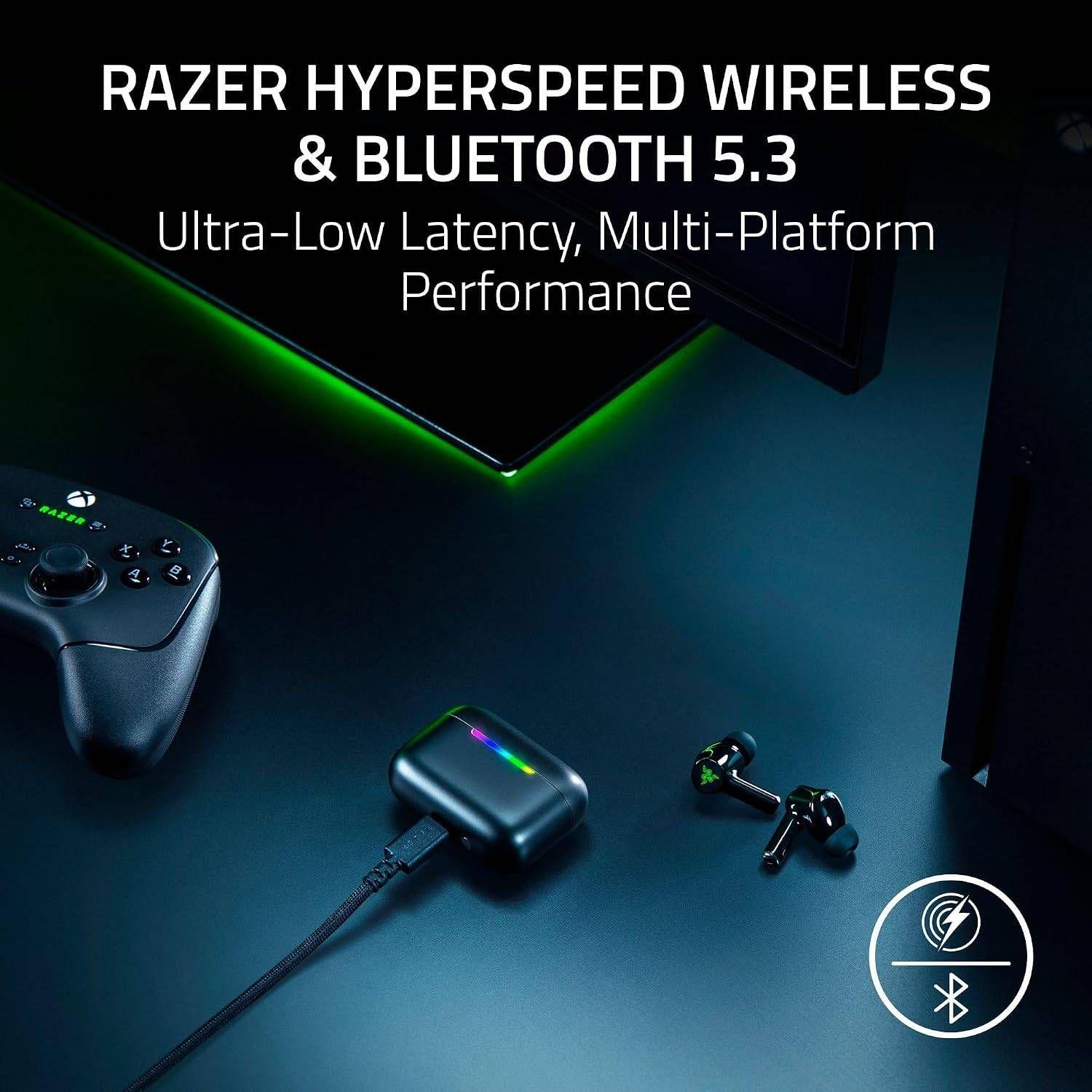 Headset Gaming RAZER Hammerhead V3 X HyperSpeed for Xbox (Binaural - Sem fios - Intra-aural - Preto), miniatura 3