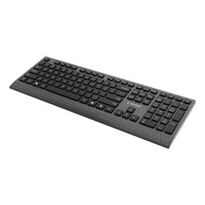 Teclado GEMBIRD KB-MCH-06 (US - Fino - Com fios - Preto), miniatura 3