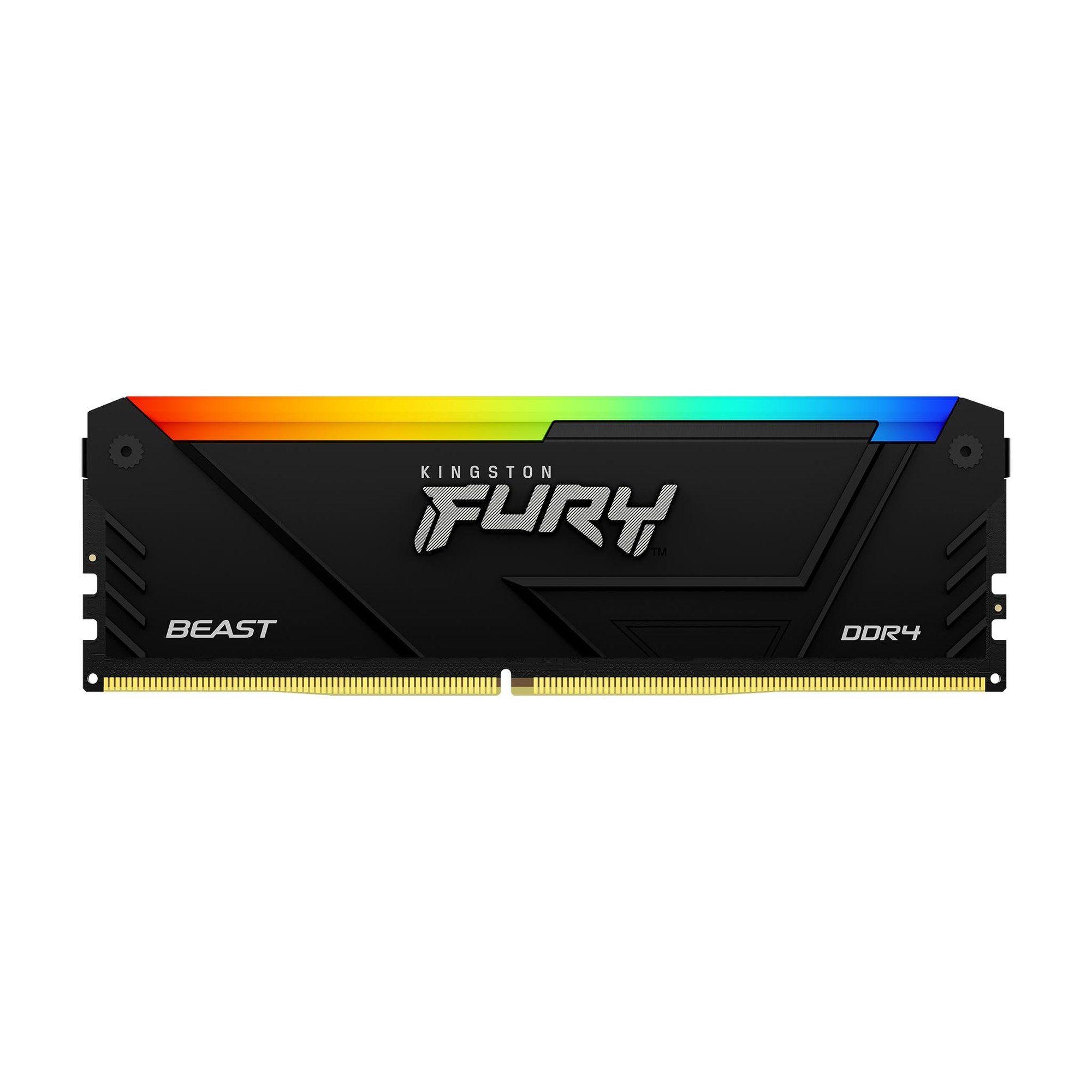 Memória RAM KINGSTON FURY Beast RGB (3200 MHz - 16 GB - DIMM)