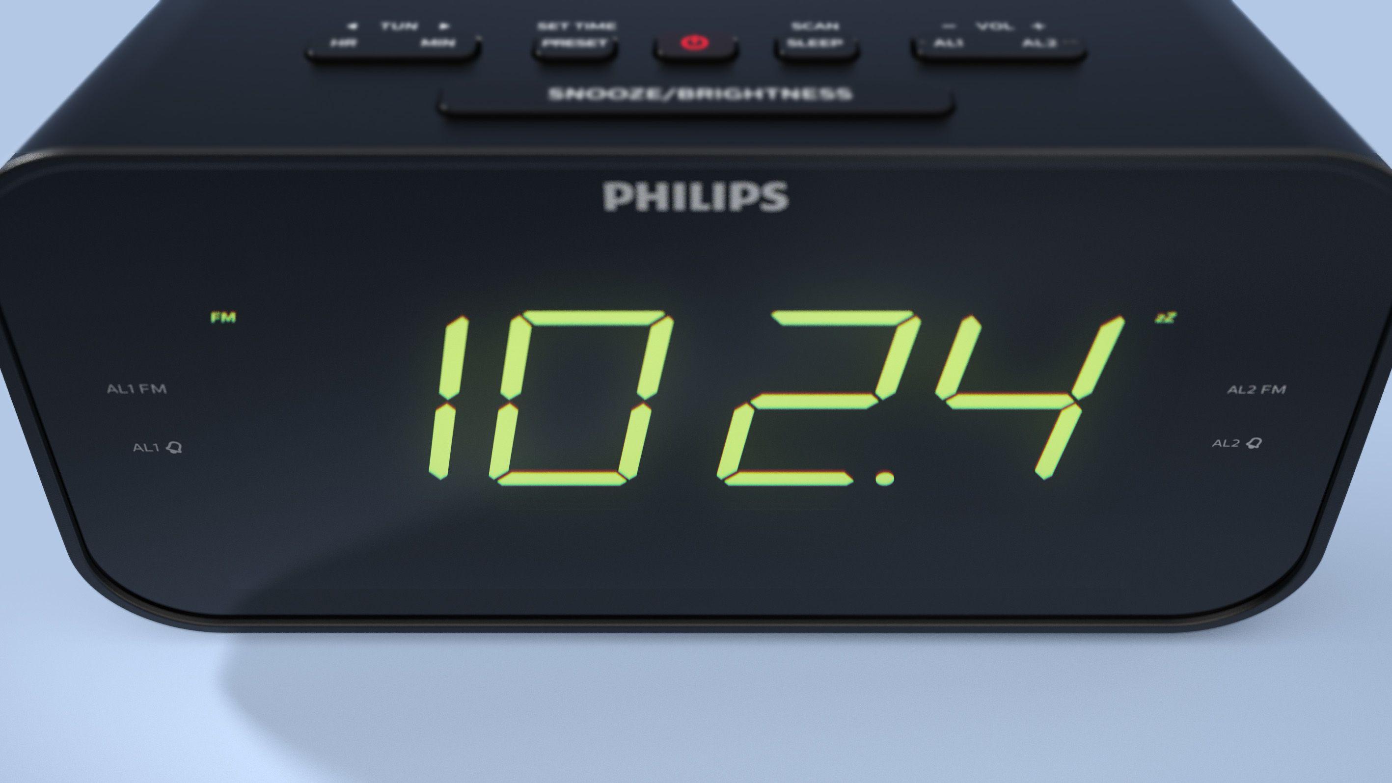 Rádio Despertador PHILIPS TAR3306/12 (3 W - Preto) — miniatura 8
