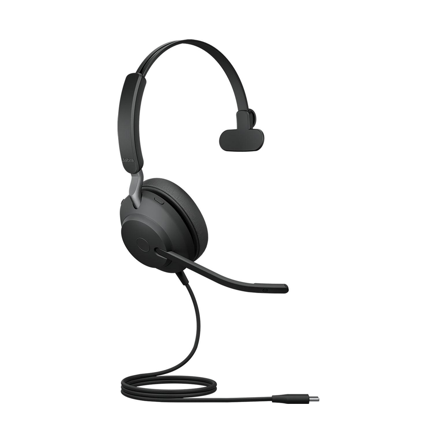Headset JABRA Evolve2 40 SE (Monofónico - Com fios - Supra-aural - Preto) — miniatura 2