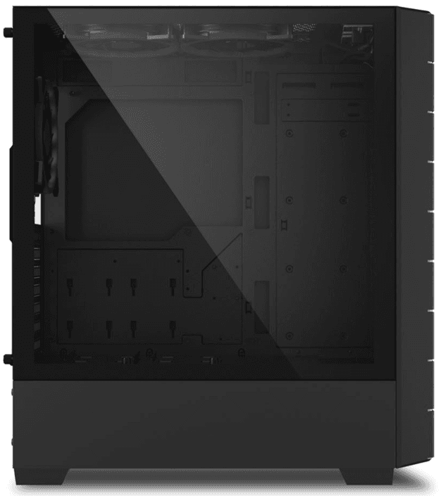 Caixa ATX Gaming SHARKOON RGB HEX (ATX, Micro ATX, Mini-ITX - Midi Tower - 15,8 cm - Preto) — miniatura 4