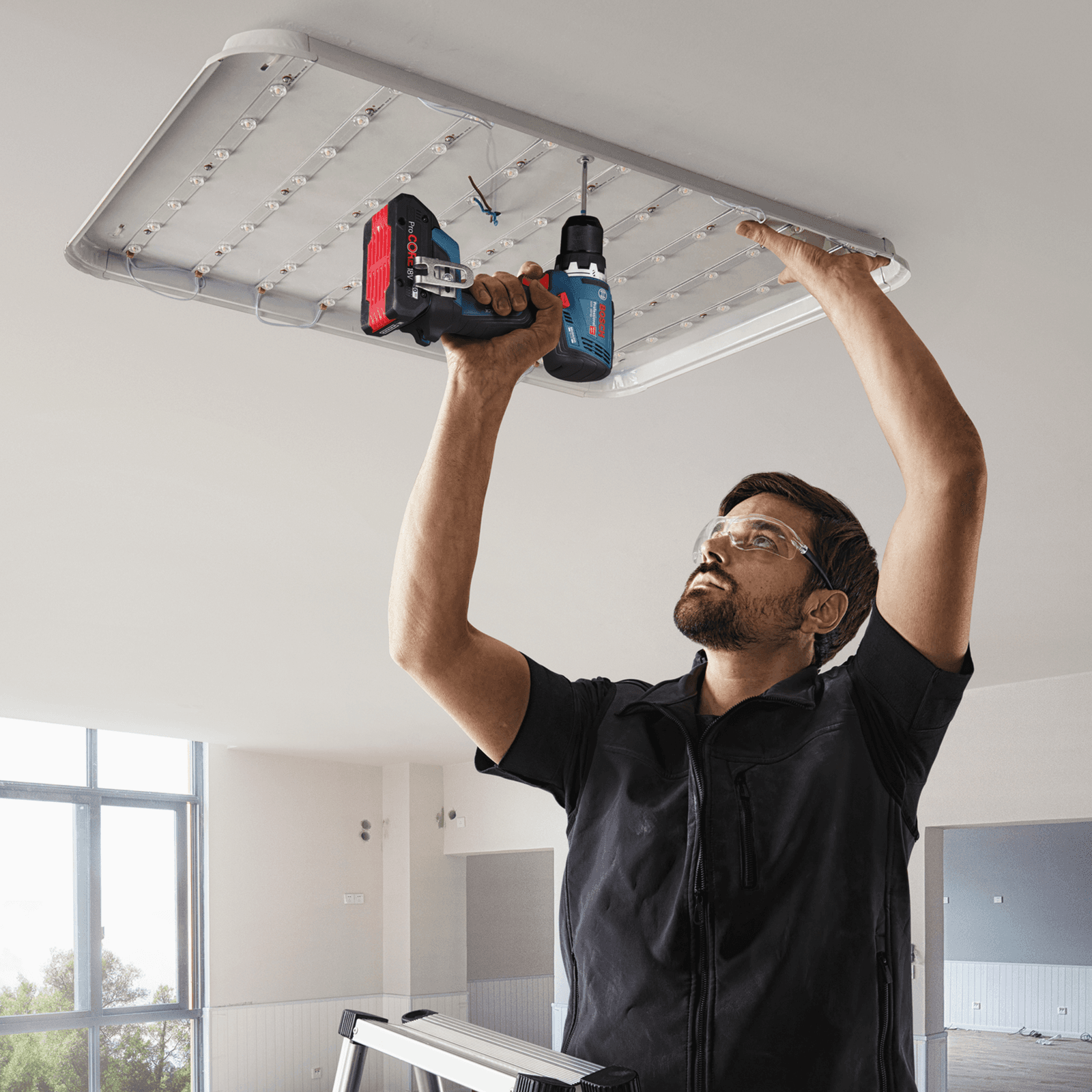 Berbequim Aparafusador sem Fios BOSCH GSR 18V-65 Professional (Azul), miniatura 5