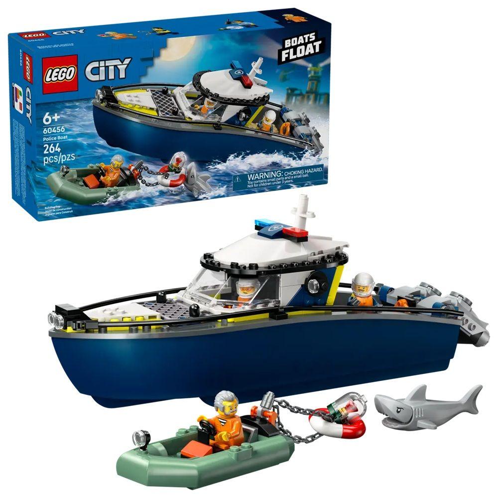 LEGO 60456 City Perseguição com Barco da Polícia (6+ anos - 264 peças), miniatura 3