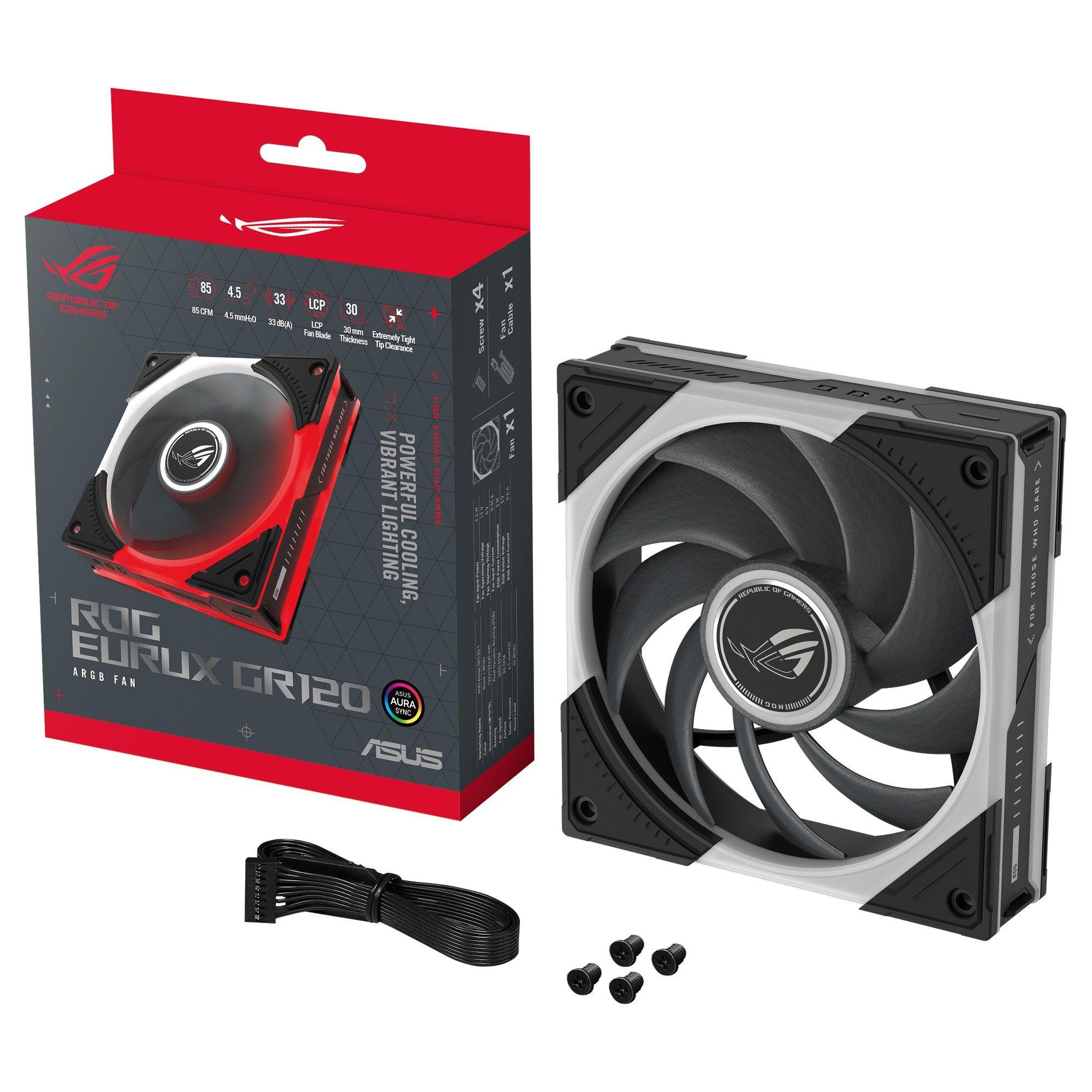 Ventoinha para Caixa de PC ASUS ROG Eurux GR120 ARGB (Preto) — miniatura 18