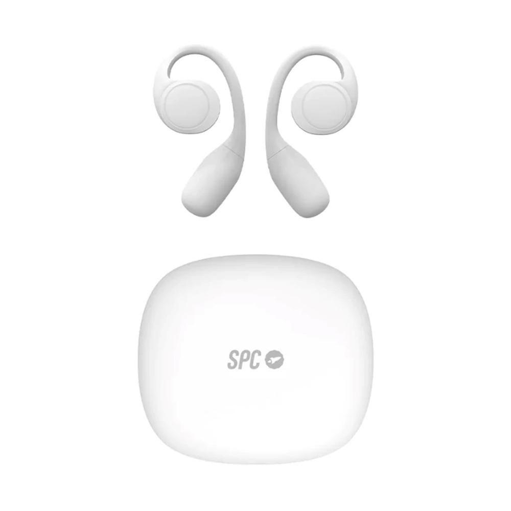 Auscultadores SPC Ether 2 Sense (True Wireless - Bluetooth - Aberto, com fixação tipo clipe - Branco)
