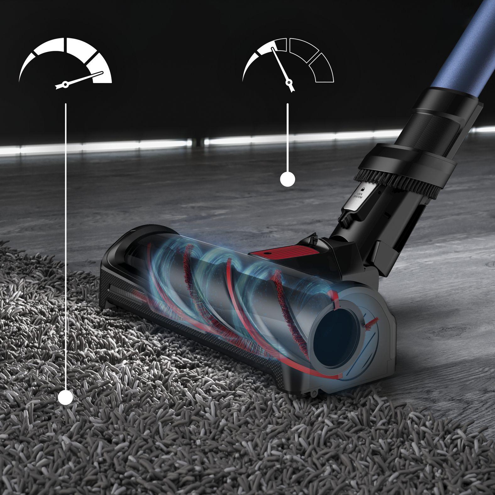 Aspirador Vertical 2 em 1 ROWENTA X-Force Flex 12.60 Aqua RH98C0WO (Altura 25,5 cm - Azul e Cinzento), miniatura 10