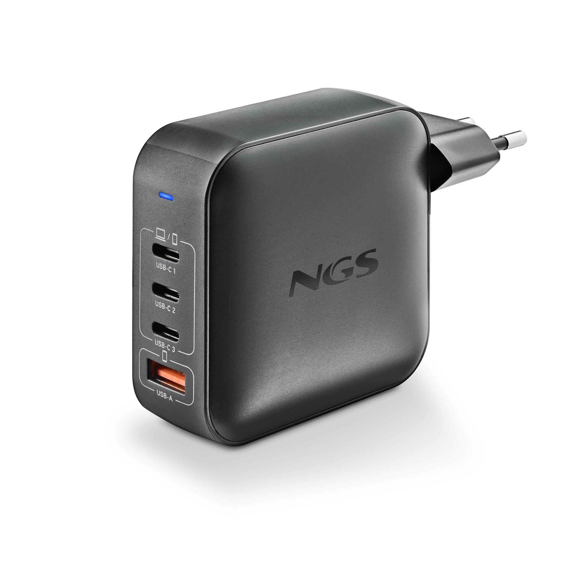 Carregador de Parede NGS BUD 165W (165 W - Universal - AC - Preto), miniatura 3