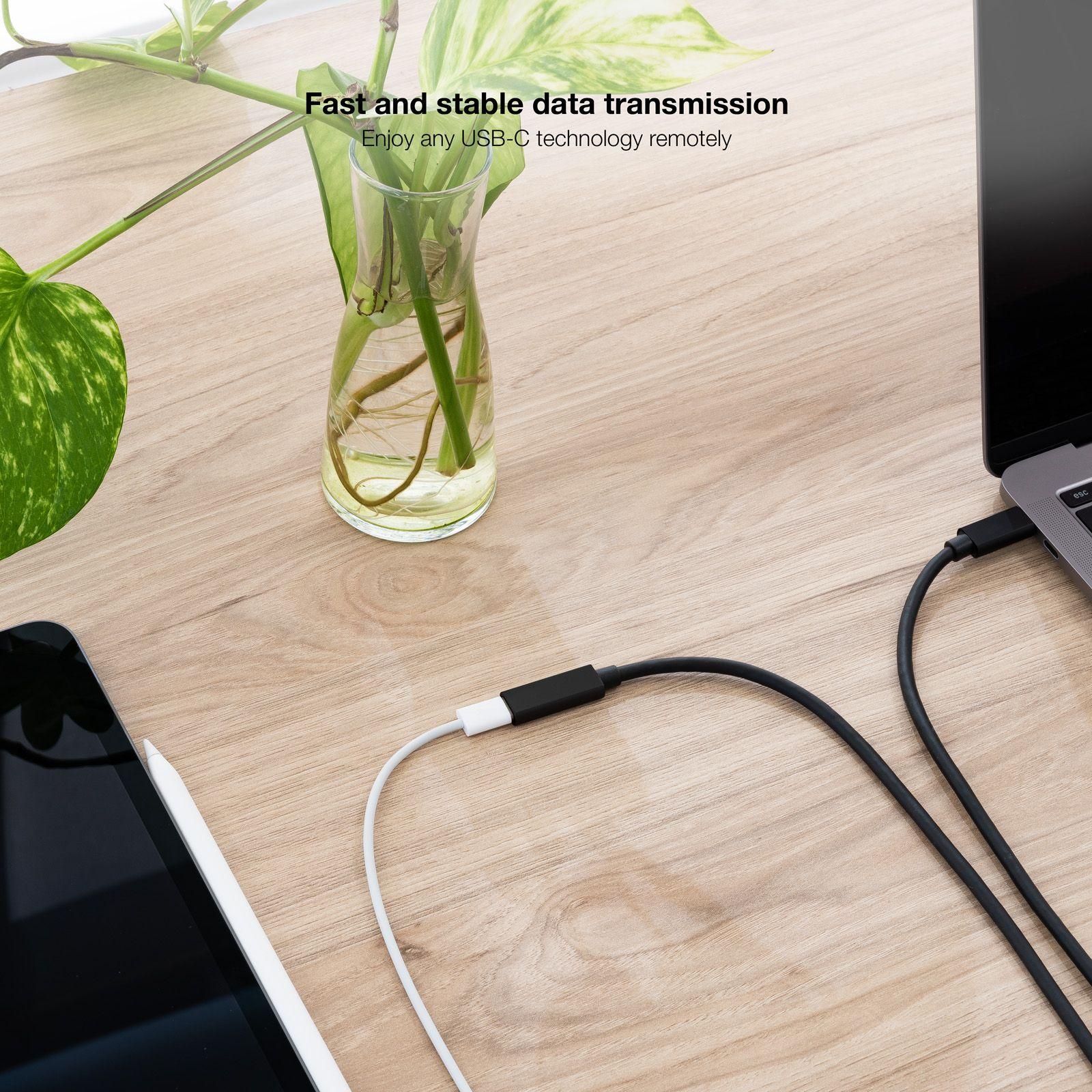 Cabo Prolongador USB-C NANOCABLE 10.01.4501 (1 m - USB C - Preto) — miniatura 6