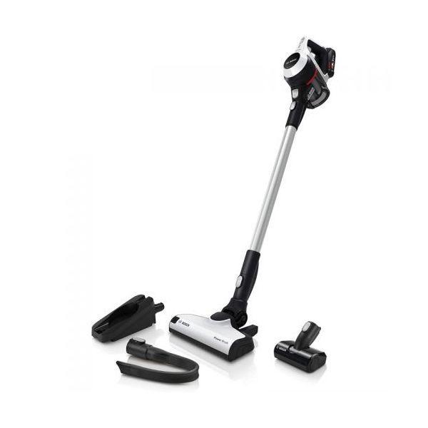 Aspirador Vertical BOSCH Serie 6 BKS611MTB (Altura 122 cm - Preto e Branco)