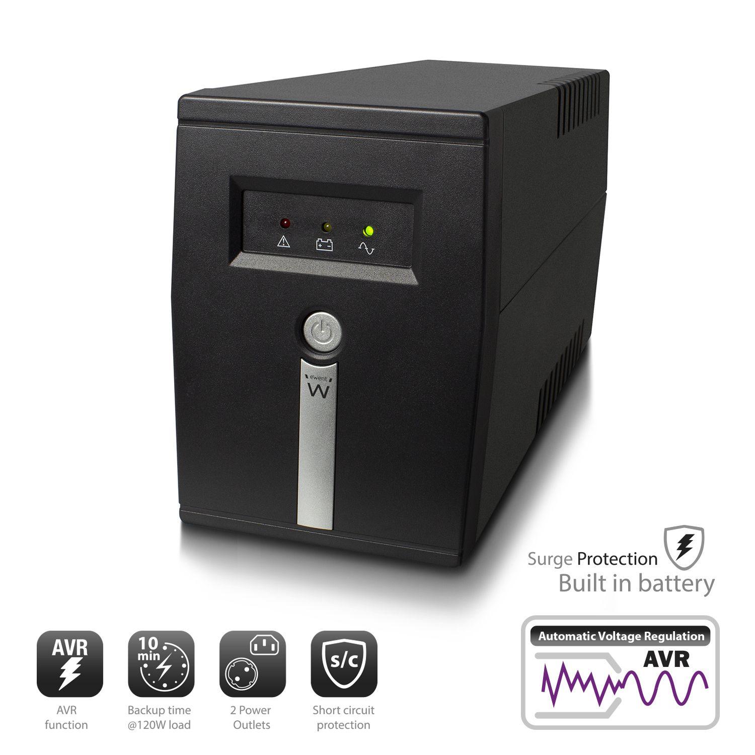 UPS Linha Interativa EWENT EW3946 (Cabo de alimentação de entrada - Preto), miniatura 2