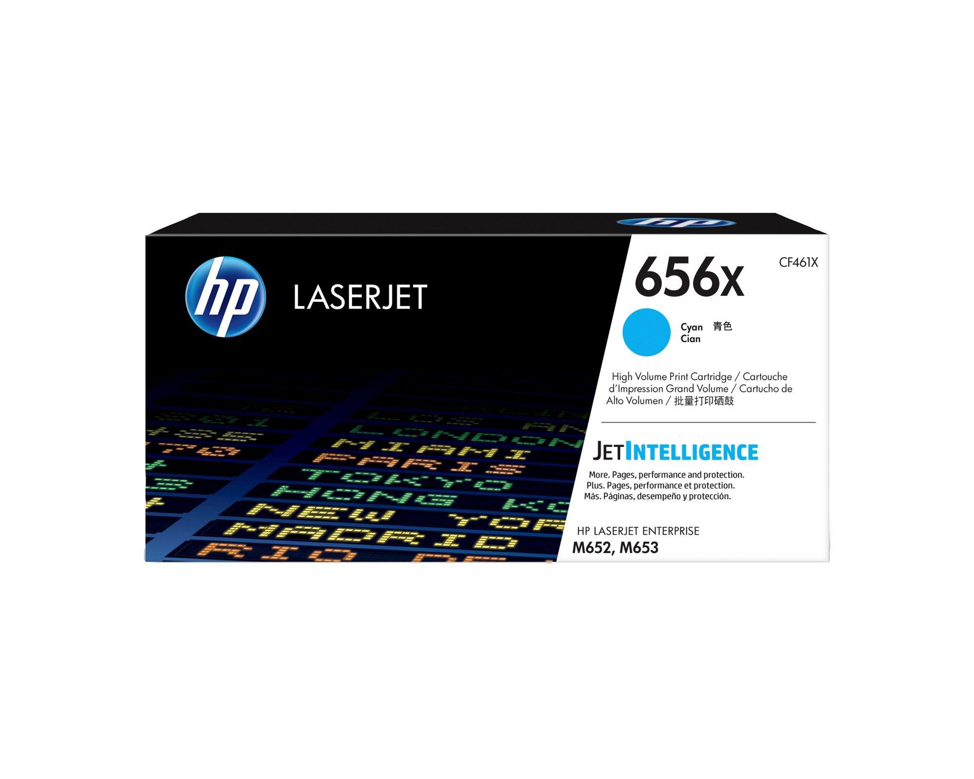 Toner HP 656X CF461X (22 000 páginas - Ciano)