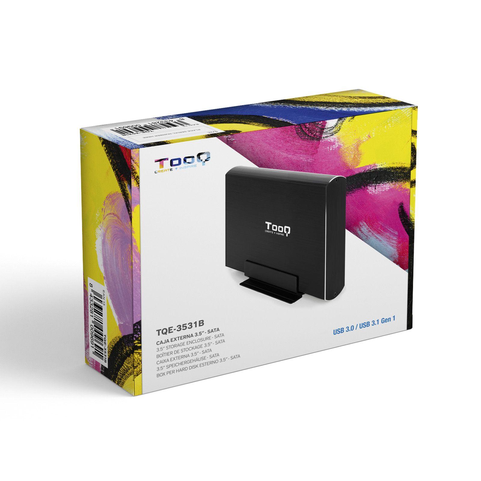 Caixa Externa TOOQ TQE-3531B (3,5" - Preto), miniatura 5
