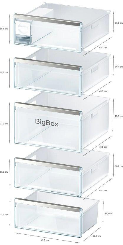 Arca Congeladora Vertical Independente BOSCH GSN54AWDV (Altura 176 cm - 70 cm - 176 cm - Branco) — miniatura 5