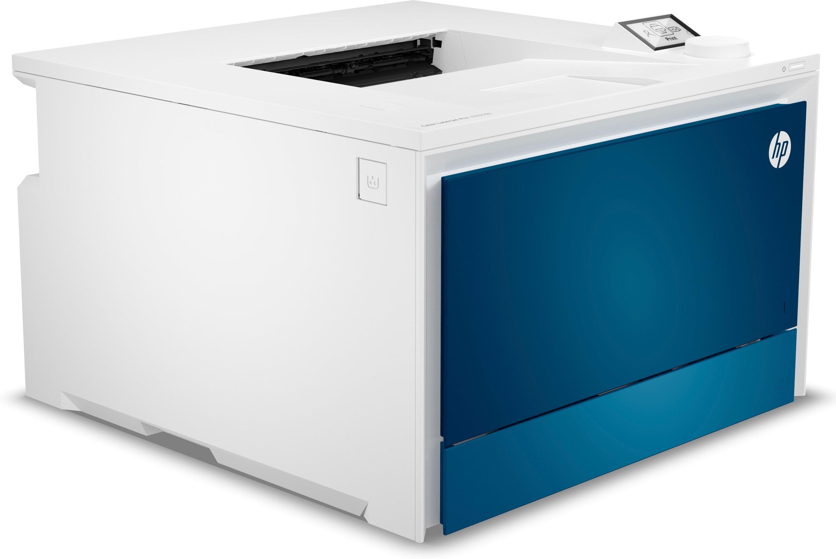 Impressora Laser a Cores HP Color LaserJet Pro 4202dn (A4 - Impressão a cores - 300 folhas - Azul e Branco) — miniatura 3