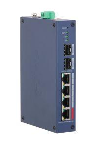 Switch Gerido DAHUA CHS4206-4ET-90 (Fast Ethernet - 4 MB - 4,8 Gbit/s - Azul), miniatura 2