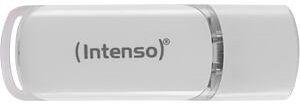 Pen USB INTENSO FLASH LINE 128 GB (USB-C 3.2 Gen 1 - USB 3.2 - Até 70 MB/s - Branco)