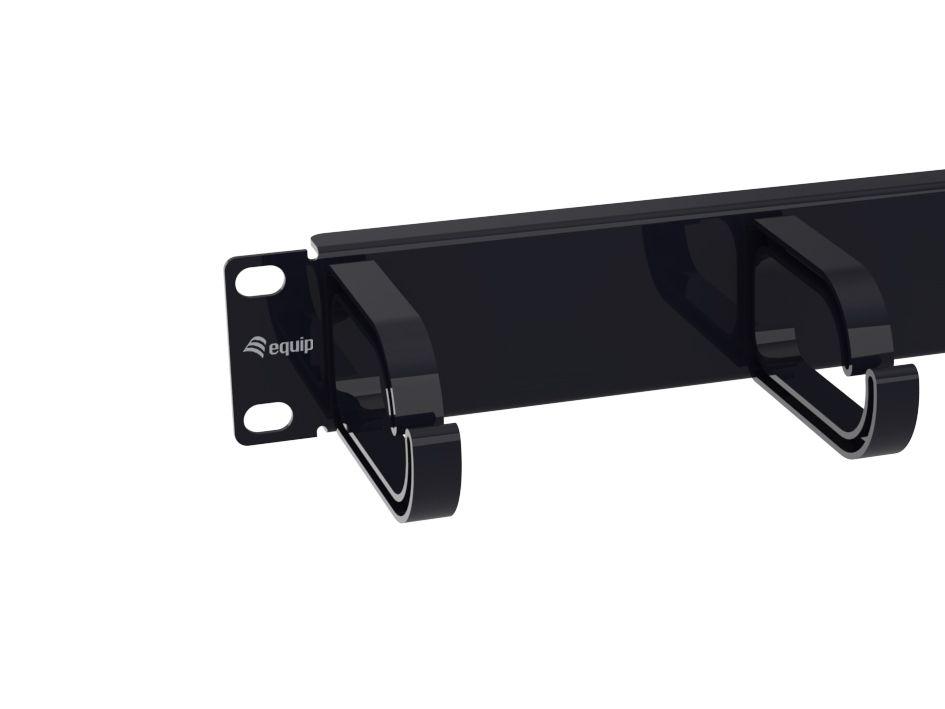 Painel de Gestão de Cabos EQUIP 327341 (10" - 1U - 3 anéis de plástico - Preto) — miniatura 2