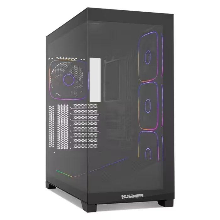 Caixa PC Gaming NOX Hummer Blade (ATX, Micro ATX, ITX - Tower - Multi - Preto) — miniatura 3