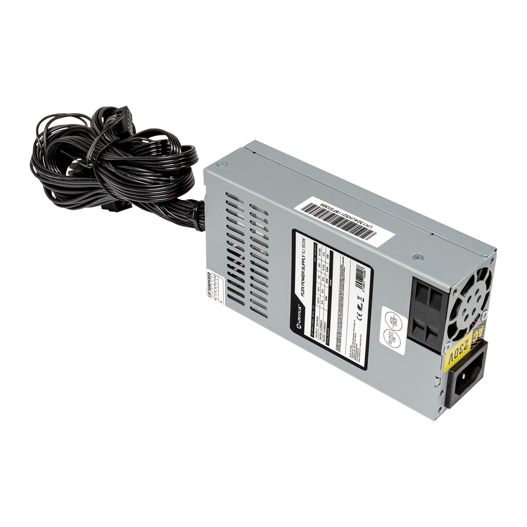Fonte de Alimentação UNYKACH UK230101 (Flex ATX - 150 W - Prateado) — miniatura 3
