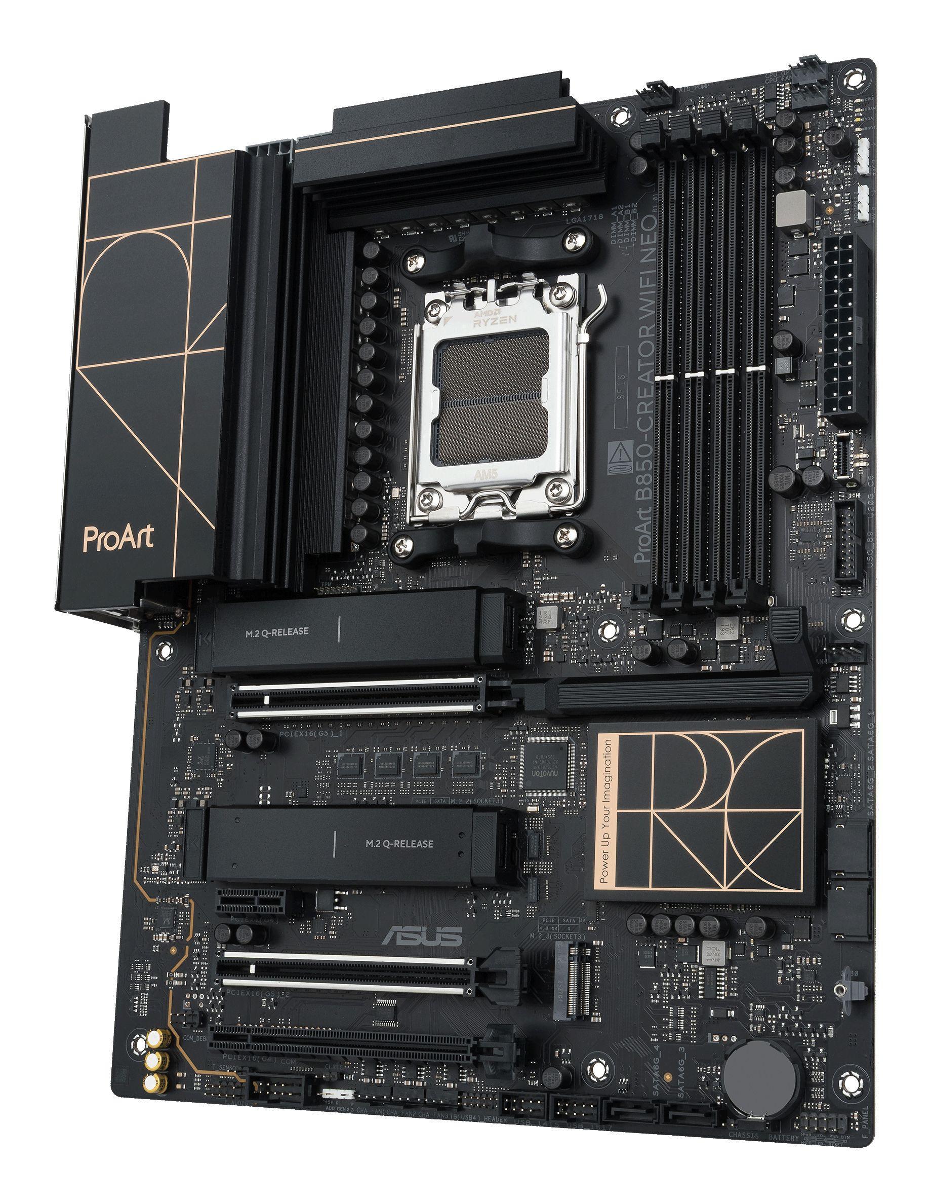 Motherboard ASUS ProArt B850-Creator WiFi Neo (AM5 - ATX - Duplo canal - Preto), miniatura 7