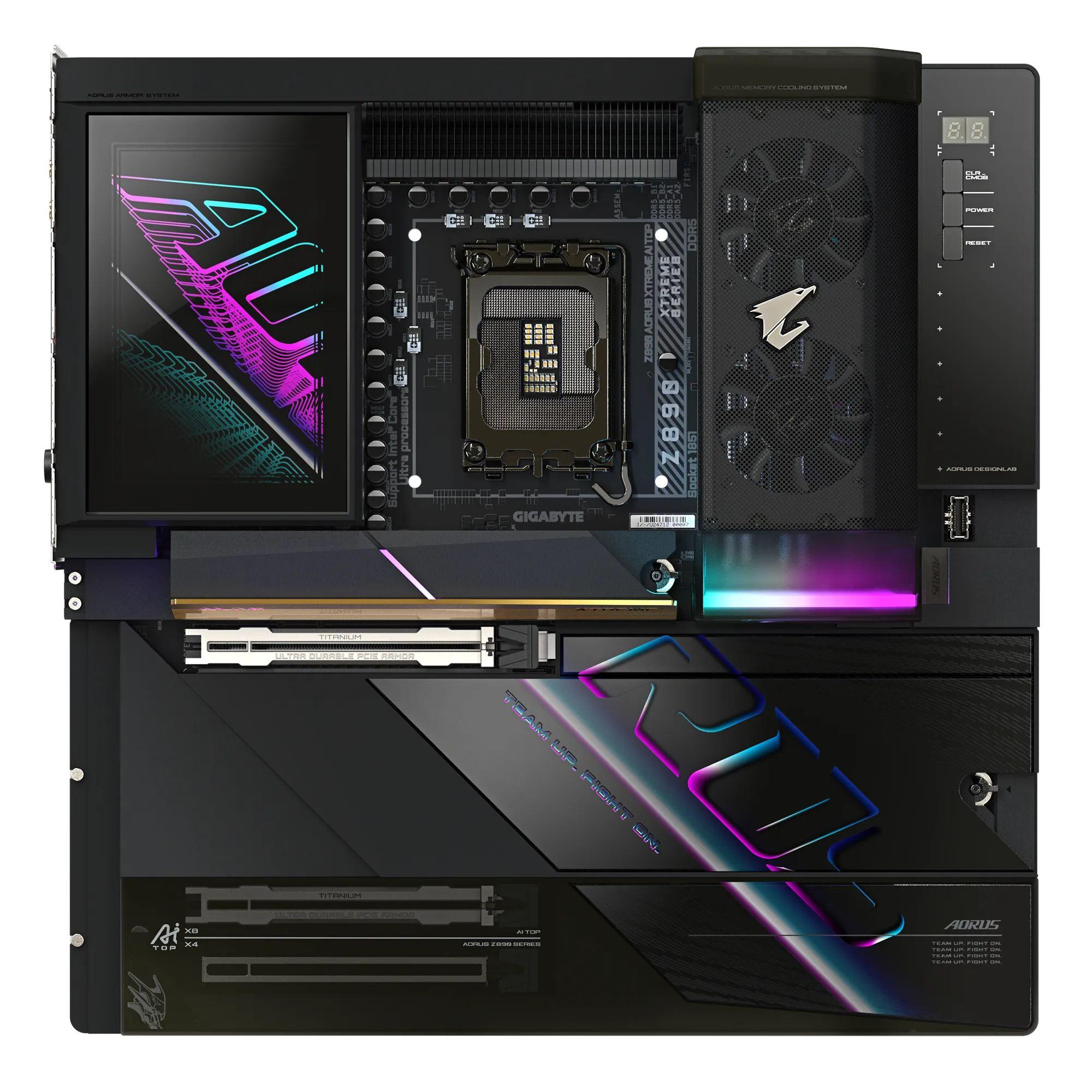Motherboard GIGABYTE Z890 AORUS XTREME AI TOP (LGA 1851 (Socket V1) - Intel Core Ultra - ATX extensível - Preto), miniatura 2