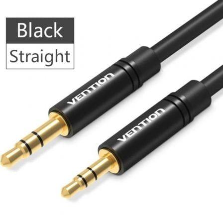 Cabo de Áudio VENTION BALBH (Jack 3,5 mm Macho para Jack 2,5 mm Macho - 2 m - Preto)
