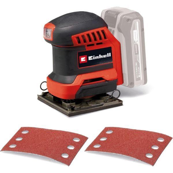 Lixadora Orbital Manual EINHELL TE-OS 18/113 Li-Solo (101 x 113 mm - Vermelho/Preto), imagem 1