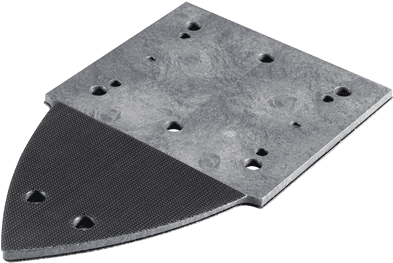 Base Triangular para Lixadora MAKITA 191Y22-2 (112 mm - Cinzento), imagem 1