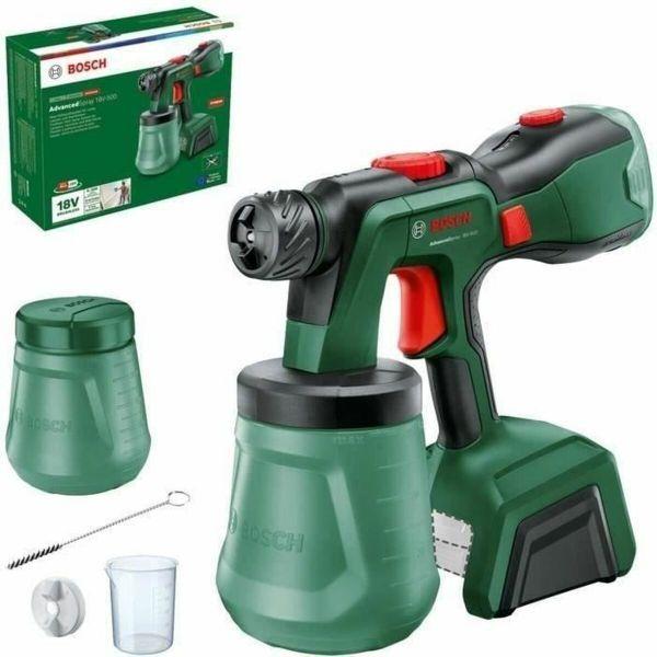 Pistola de Pintura a Bateria BOSCH AdvancedSpray 18V-500 (18 V - Verde)