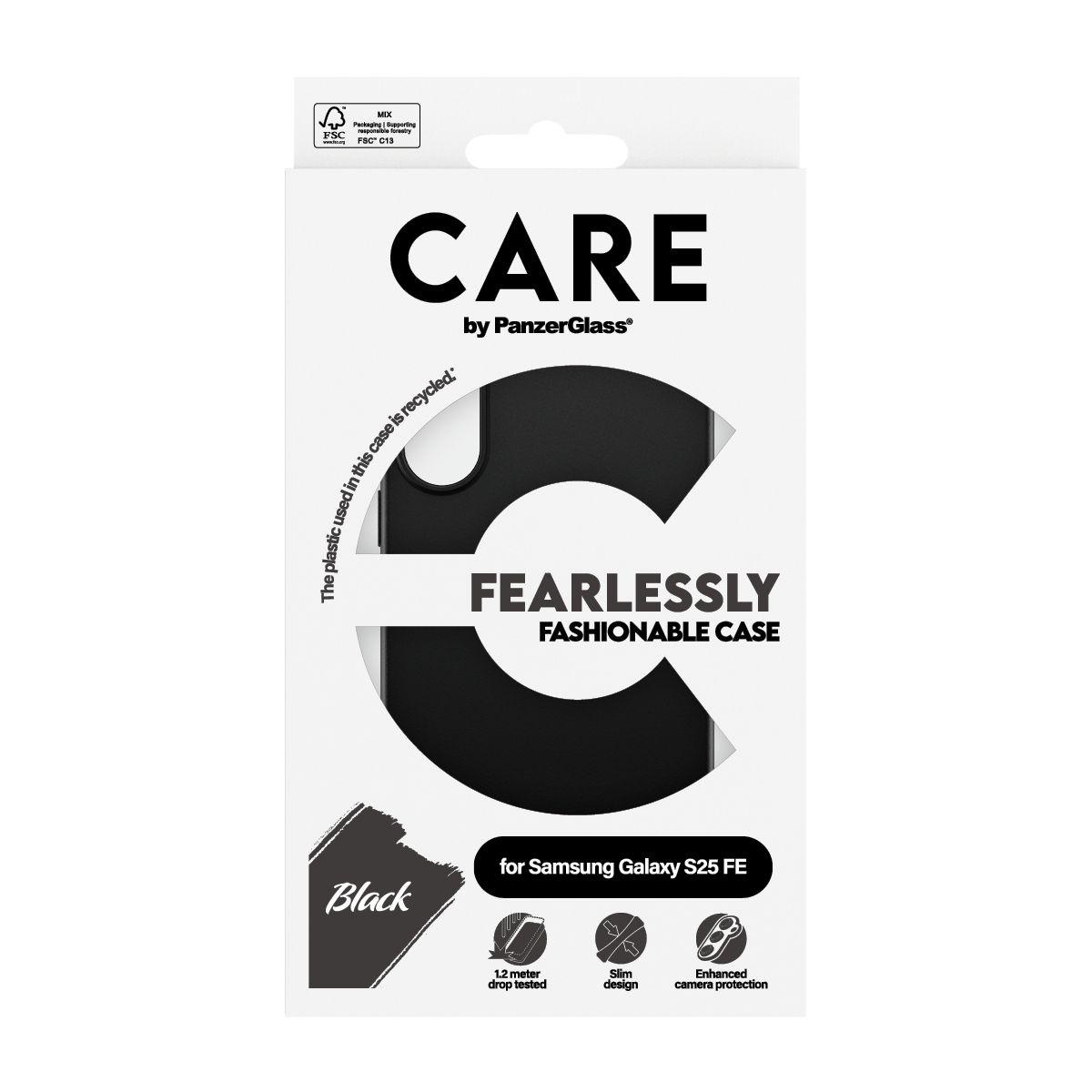 Capa PANZERGLASS CARE TPU Case para Samsung Galaxy S25 FE 5G (Samsung Galaxy S25 FE 5G - Samsung - Preto), miniatura 3